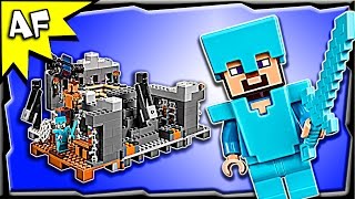 Lego Minecraft END PORTAL 21124 Stop Motion Build Review [upl. by Ridglee]