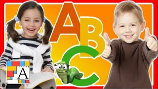 🎵 🎶ABECEDARIO en INGLES para niños LENTO  abc animals song  CANCION DEL ALFABETO🎵 🎶 [upl. by Ridglee]