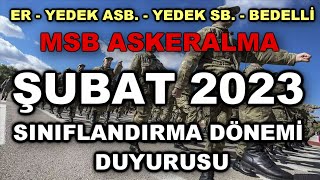 Askerlik Başvurusu Nasıl Yapılır  Şubat 2023 Sınıflandrıma Dönemi Duyurusu Önemli [upl. by Aissej]