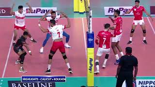 🇮🇳🏐 Calicut Heroes VS Kolkata Thunderbolts  Prime Volleyball League Highlights 2022 🔥 [upl. by Aiym]