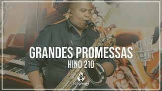 🎷 Hino 210  Grandes Promessas  Sax Barítono  CCB  Allan Oliveira 🎷 [upl. by Nalac]