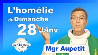 Évangile et homélie du Dimanche 28 Janvier  Avec Mgr Aupetit [upl. by Marola]