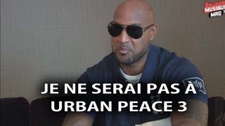 Booba  Pourquoi je ne serai pas à Urban Peace 3 [upl. by Idnil]