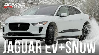 2019 Jaguar IPACE EV400 vs Snow and Ice  Full Review drivingsportstv [upl. by Franzen]