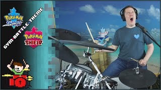 Pokemon Sword amp Shield  Gym Battle Theme On Drums [upl. by Sinnel814]