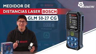 Medidor distancias Laser Bosch GLM 5027 CG  Maquitec [upl. by Usanis]