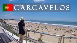 Is Praia de Carcavelos really lowkey  Carcavelos  Lisbon  Portugal Vacation [upl. by Heise446]