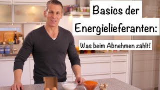 Basics der Energielieferanten Was beim Abnehmen zählt [upl. by Fugazy752]