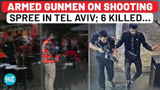 Terror Attack Rocks Israel Amid Iran Hezbollah Blitz Armed Gunmen On Rampage Kill 6 In Tel Aviv [upl. by Akimas]