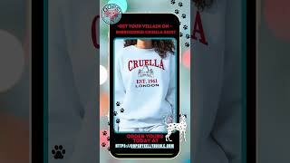 Embroidered Disney Villain Cruella Pullover [upl. by Alym15]