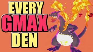 Every Gigantamax Den Location Guide for Pokemon Sword and Shield [upl. by Raynah]