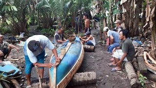 Pokdakan Perpat Permai Sulap Drum Plastik Jadi Perahu [upl. by Arutek92]