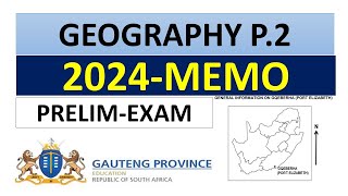 2024 MEMO GEOGRAPHY P2 GRADE 12 GAUTENG PROVINCE THUNDEREDUC [upl. by Ambler234]