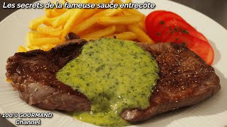 Recette de la sauce entrecôte la meilleur des sauces pour les pièces de bœuf grillées ou poêlées [upl. by Nadab826]