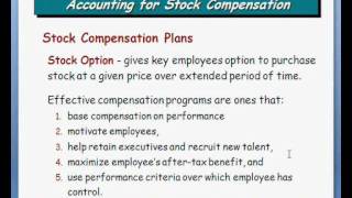 Ch16 Dilutive Securities  Stock Compensations 51 [upl. by Alaik620]