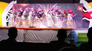 Gujarati folk dance in radiant central children academy [upl. by Rexer]