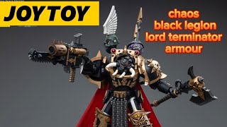 Joytoy Warhammer 40k lord caos armadura de exterminador review en español [upl. by Eetnod]