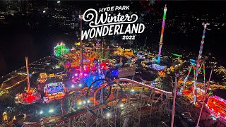 Hyde Park Winter Wonderland 2022 the best destination for festive fun in the heart of London 🎡 [upl. by Sidnal852]