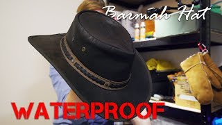 Waterproof amp Condition Your Leather Barmah Hat [upl. by Olimac899]