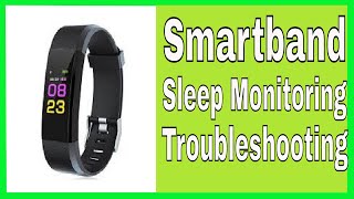 Smart Band id115 How to use the Sleep Monitoring Function [upl. by Sibby994]