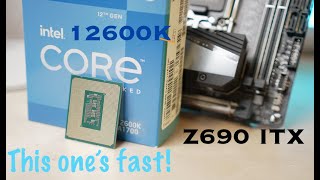 12600K the MiniITX Way  Reviewed with the Gigabyte Z690 ITX [upl. by Leasi]