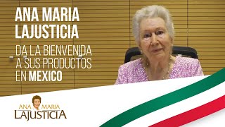 Ana Maria Lajusticia llega a México [upl. by Hinman]