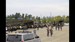 South Korean army APC tanks tactical combat vehicles APC air defense artillery DX Korea 2018 [upl. by Pendergast]