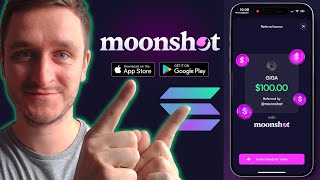 Moonshot App  Trade Meme Coins on Solana using Phone [upl. by Comras149]