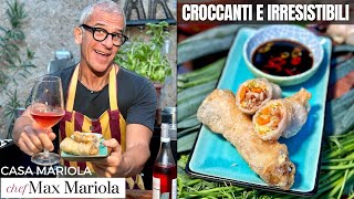 Con questi INVOLTINI PRIMAVERA CINESI Fatti in Casa mi sono SUPERATO Ricetta di Chef Max Mariola [upl. by Gawain]