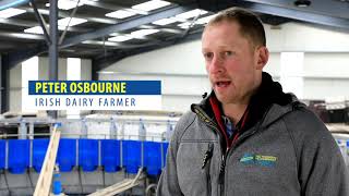 Automated Dairymaster 44 point Rotary Milking Parlour on the Osbourne farm [upl. by Lilian]