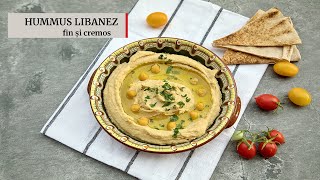 Hummus libanez fin și cremos gata în 10 minute Pastă de năut sănătoasă și hrănitoare [upl. by Spector191]