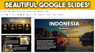 How to Make Google Slides Look Good amp Professional full tutorial [upl. by Llebanna]