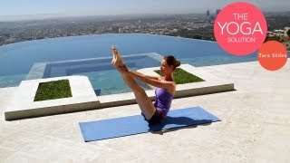 Slim Waist Yoga Routine  The Yoga Solution With Tara Stiles [upl. by Ahtis]