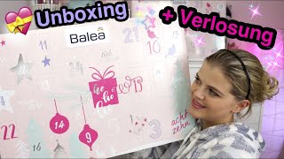 🎄Unboxing  Balea Adventskalender 2018  Verlosung 💝 [upl. by Ailsa610]