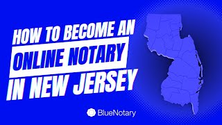 How to Become an Online Notary in New Jersey [upl. by Leunammi]