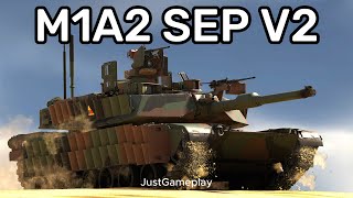 M1A2 SEP V2 TUSK II American Main Battle Tank Gameplay in War Thunder [upl. by Livingstone]