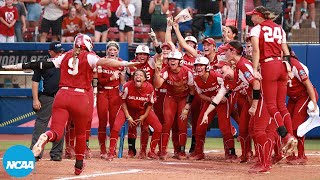 Oklahoma vs Texas 2022 Womens College World Series finals Game 2 highlights [upl. by Noicnecsa975]