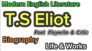 Unraveling the Enigmatic TS Eliot A Journey Through His Life and Worksquot [upl. by Atsyrt]