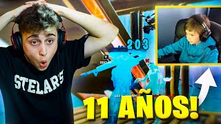 Así Juegan Los MEJORES NIÑOS A Fortnite 11 AÑOS [upl. by Nilyaj]