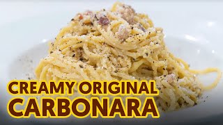 Creamy Original Carbonara [upl. by Nirok]