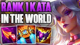 RANK 1 KATARINA IN THE WORLD CARRIES IN CHALLENGER  CHALLENGER KATARINA MID GAMEPLAY  Patch 137 [upl. by Iloj]