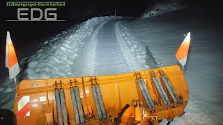 ❄️Winterdienst Unimog U400❄️Schneeräumung in Tirol 210123winter mountains [upl. by Enoid819]