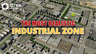 How to Build a REALISTIC Industrial Zone in Cities Skylines 2  Realistic City Tips [upl. by Lennie]