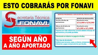 Fonavi marzo 2024 Esto cobrarás por Fonavi según año a año aportado conoce cuánto te toca  CERAD [upl. by Onaicilef443]