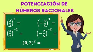 Potenciación de Números Racionales  Ejercicios [upl. by Nickles]