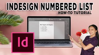 HOW TO CREATE A NUMBERED LIST IN ADOBE INDESIGN [upl. by Ahsiea]