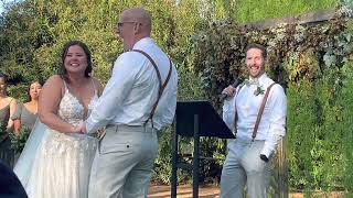 Funny Wedding Officiant Speech  THE ALEX COMEDY SPECIAL ft Lauren and Tim’s Wedding [upl. by Oderfigis]