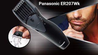 Panasonic Rechargable Hair amp Beard Trimmer l ER207W k24B Unboxing  panasonic trimmer [upl. by Neeliak]