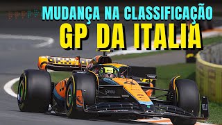 F1 2023  CLASSIFICAÇÃO DO GP DA ITALIA COM NOVO FORMATO DE REGRAS DOS PNEUS PIRELLI [upl. by Bellanca504]