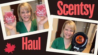 Scentsy Haul with First Sniffs NFL Goal Line and Maple Peak 🇨🇦 [upl. by Roid]